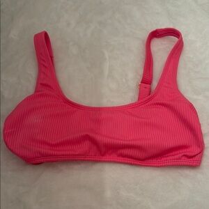 Pink Wild Fable Ribbed Bikini Top